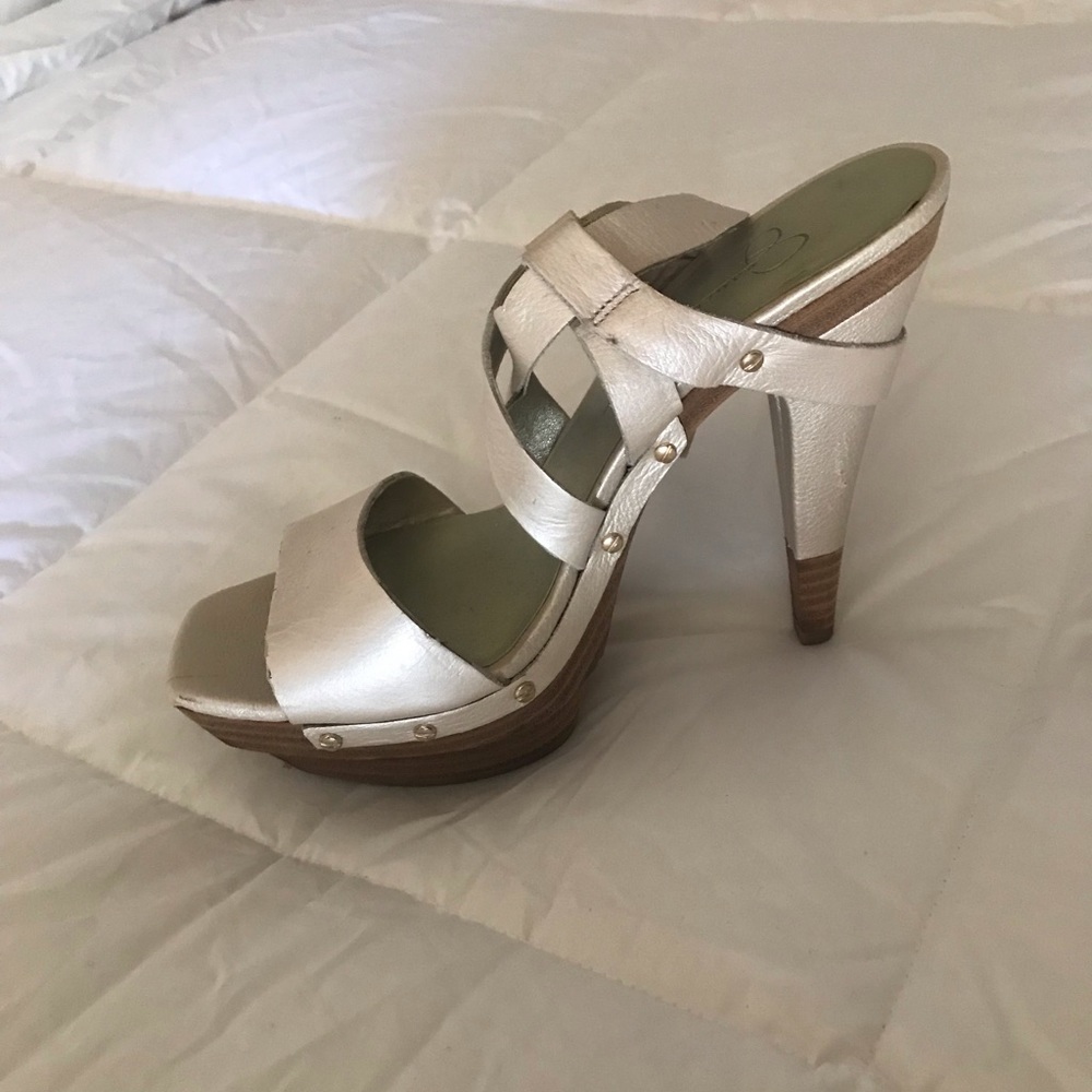 Strappy heels